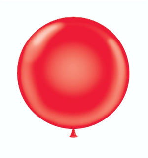 Open image in slideshow, Tuftex 24 inch crystal balloons in red
