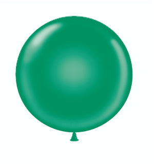 Open image in slideshow, Tuftex 36 inch crystal balloons in green
