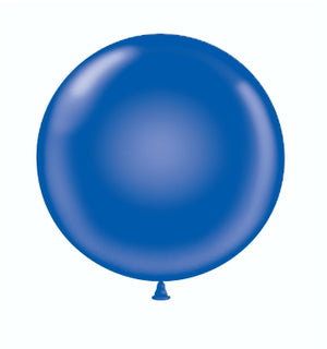 Open image in slideshow, Tuftex 36 inch crystal balloons in blue
